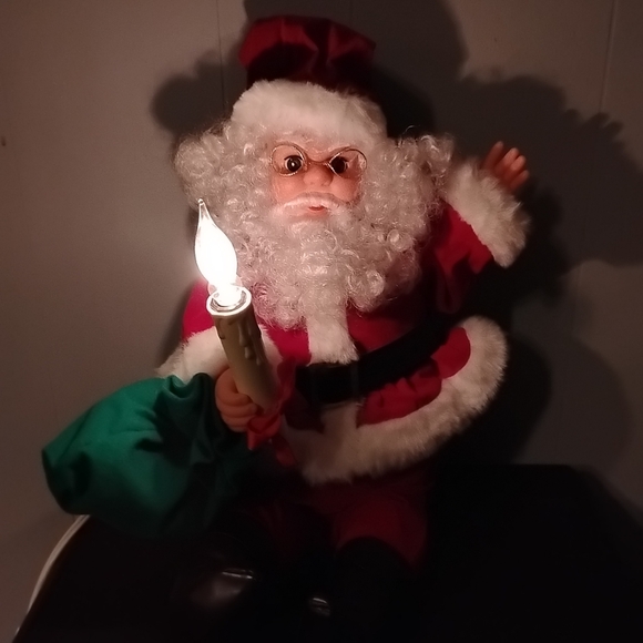 24-in Motionette animated lighted vintage Santa - Picture 7 of 7